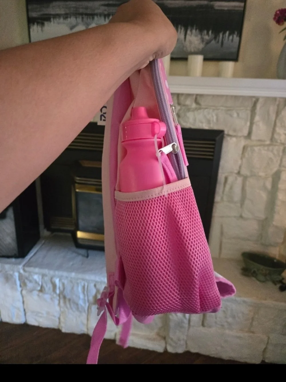 Disney Pink Marie Cat Backpack with Matching Pouch